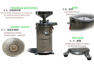 hot sell  SUS304 material soybean grinder machine/soya milk making machine/soybean grinding machine