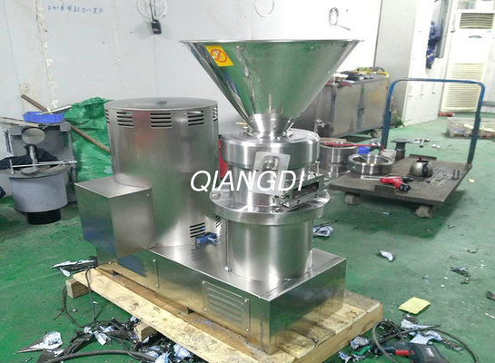 Industrial Stainless Steel 800kg Capacity Tahini Seeds Peanut Butter Paste Grinding Machine