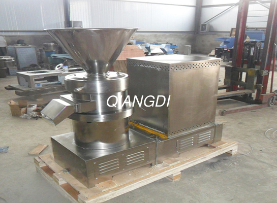 Industrial Stainless Steel 800kg Capacity Tahini Seeds Peanut Butter Paste Grinding Machine